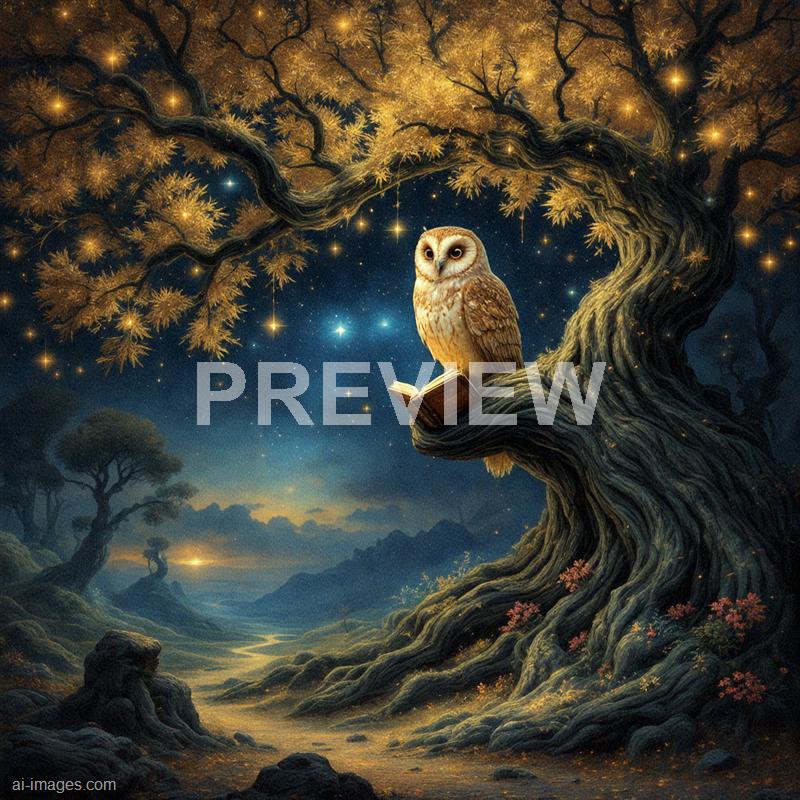 1668 - a-golden-owl-with-eyes-sparkling-like-galaxies-perche_250419163735_Filename Text 2_01938_Filename Text 3